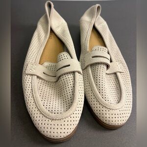 Lucky Brand- Womens Flats‎ , Size: 10, Cream/Grey, Pre-Owned